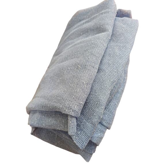 CROSCILL HOME FASHIONS! HYDRANGEA BLUE 21 FOOT LENGTH DRAPERY PANEL, 52" WIDE! - Picture 6 of 10